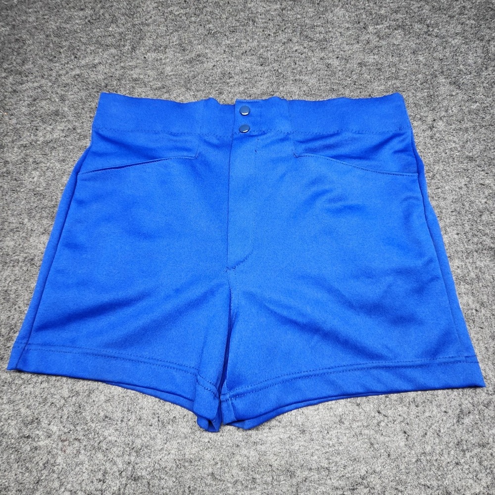 MacGregor Mens Sand Knit Vintage Blue Athletic Gym Teacher Coach Shorts Large